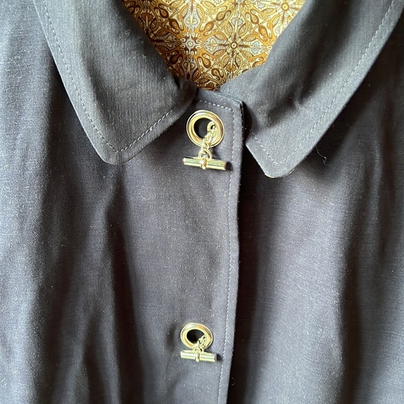 Blue Jacket with Silver bar closure - Picture 3 of 6